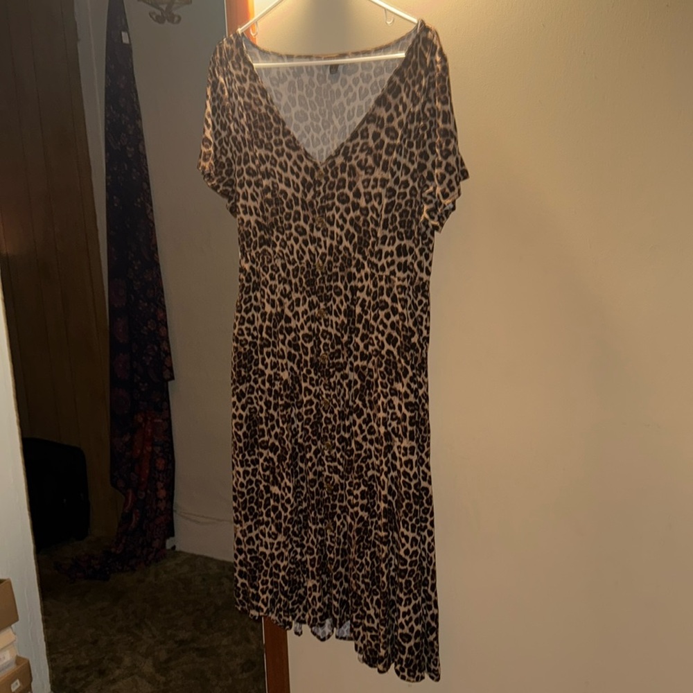 Cheetah print torrid dress